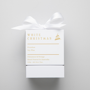 White Christmas Soy Scented Candle - 410g — view 2