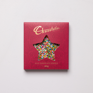 Chocolatier Christmas Star Speckle 40g