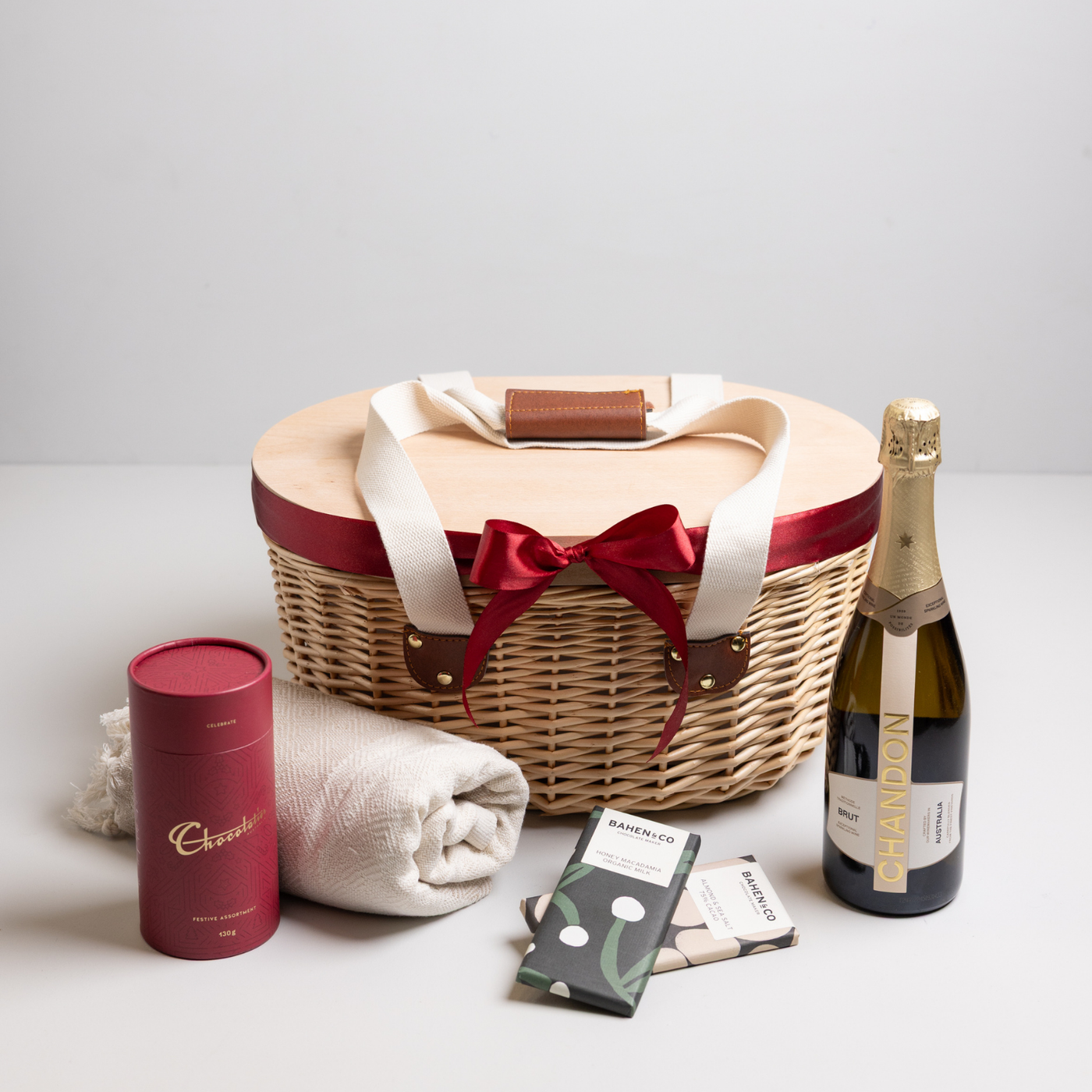 The Christmas Celebration Basket with Chandon