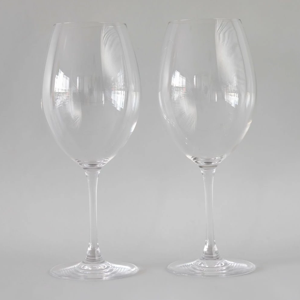 Vintage Red Wine Glasses set of 2 by Plumm