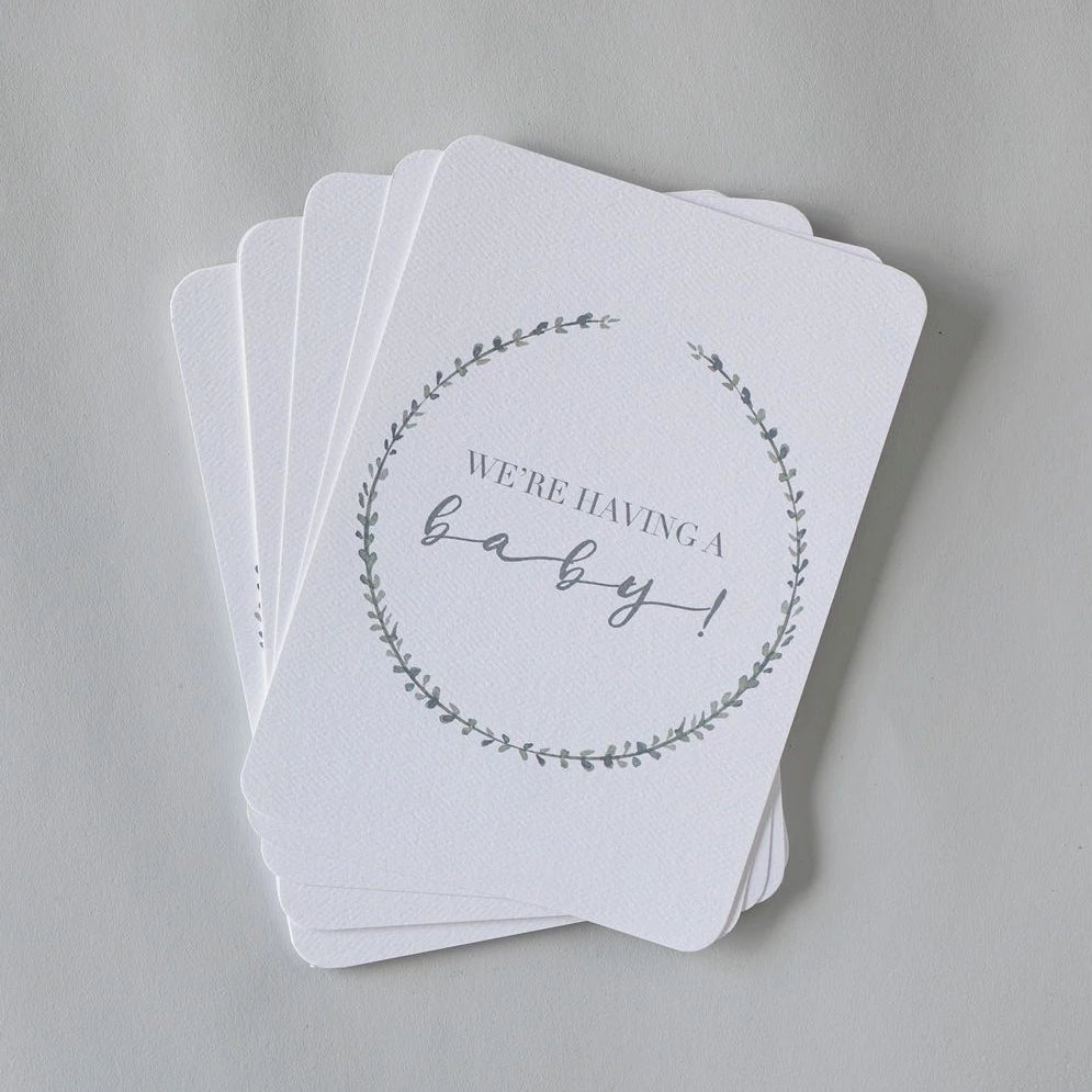 Pregnancy milestone cards 