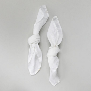 white french linen napkins