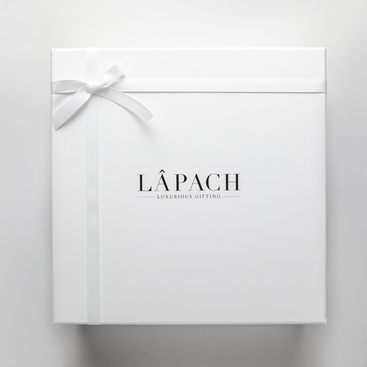 White LÂPACH gift box
