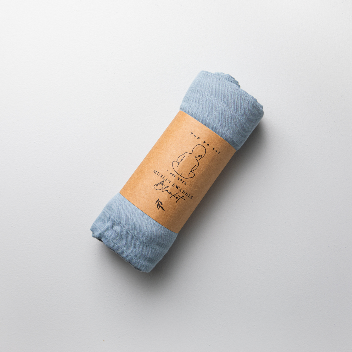 Baby boy blue muslin