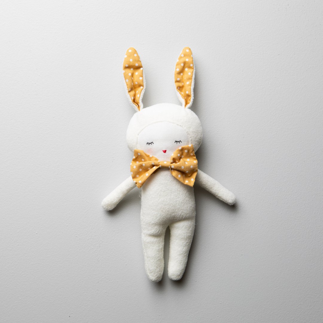Soft bunny rattle for baby. perfect gift for baby