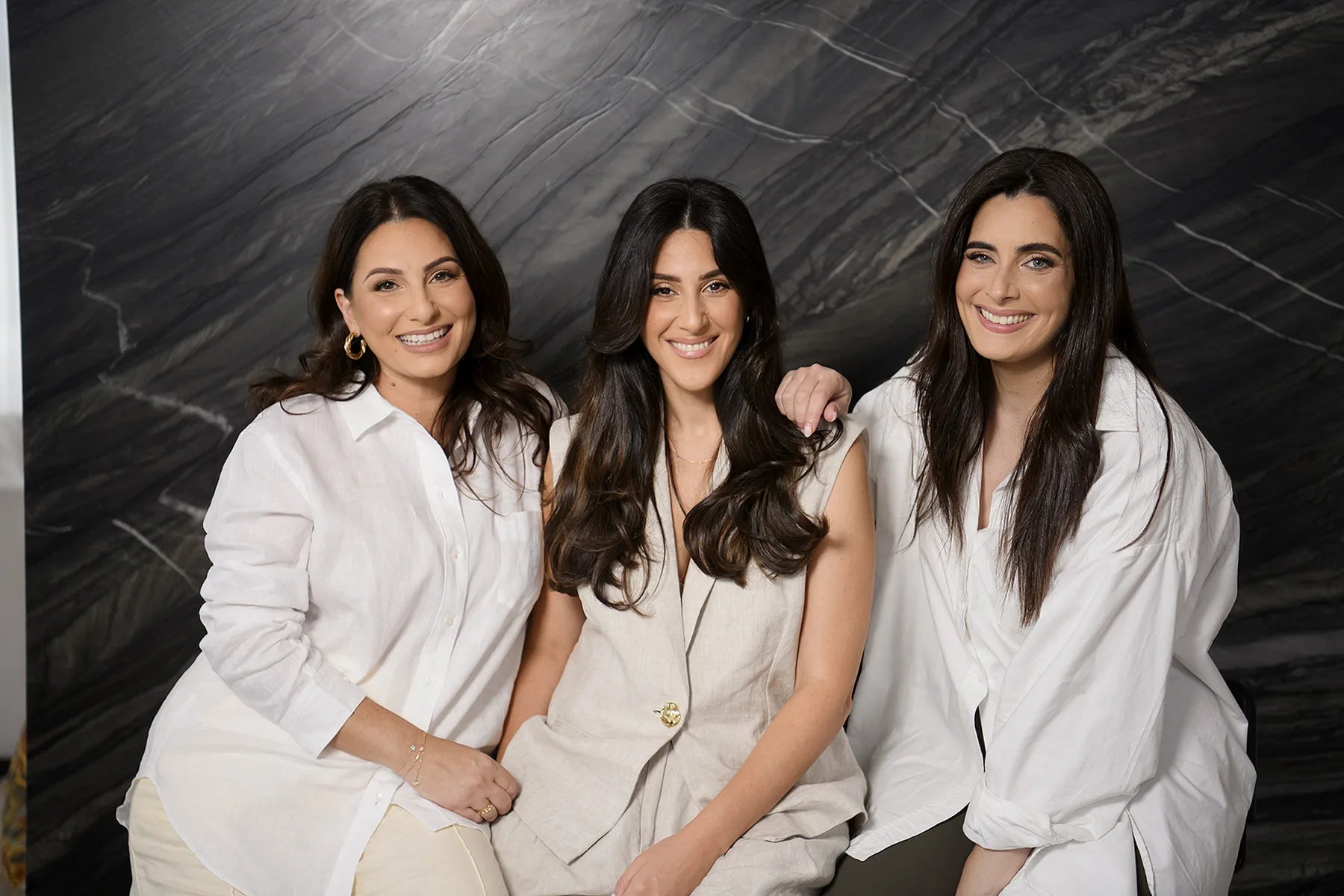 Laila, Pascale and Chantelle — the founders of LÂPACH